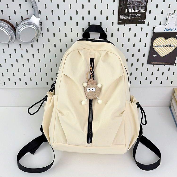 Schoolbag Large Capacity Backpack Casual Versatile Junior High School Student College Student Female School Bag Parent-Child Backpack Air Cushion