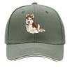 Vibrant Husky Art Print Home Decor Hip Hop hat Fashion Outdoor Sports Sandwich Baseball Cap