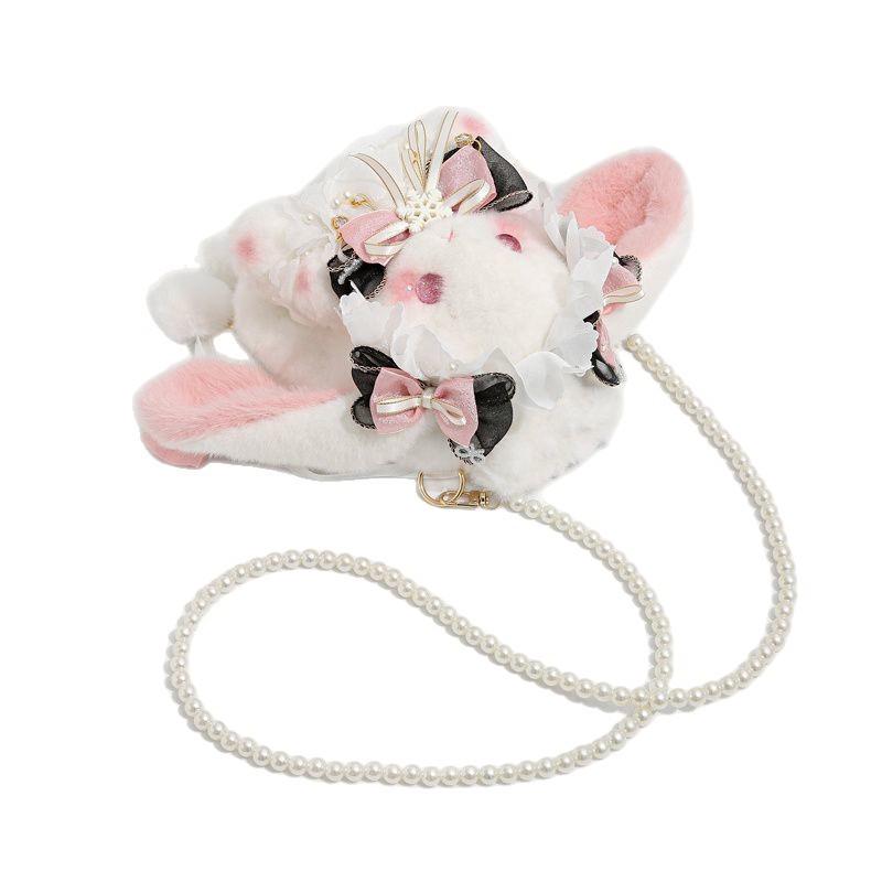 Borsa a Tracolla Peluche Coniglietto Giapponese Carino – Zaino Cartoon Lusso Leggero & Regalo di Compleanno