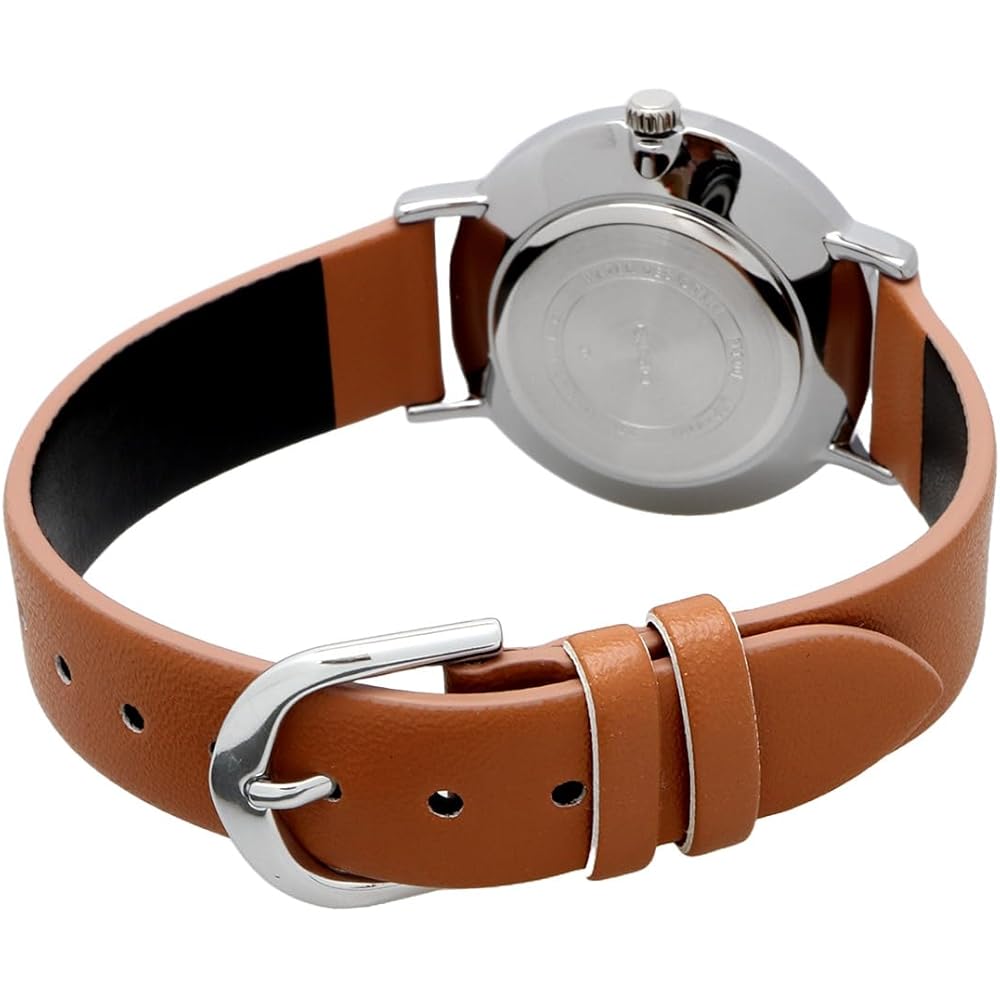 Casio LTP-VT01L-5B Quartz Women's Watch Light Brown Leather Strap Imported Model