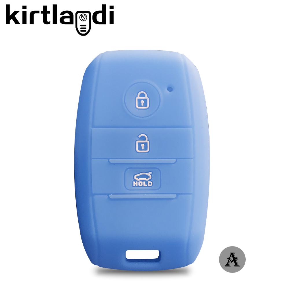 Silikonowy Pokrowiec na Kluczyk Uchwyt Brelok dla Kia Rio GTLine X-line Sorento Optima 3 Cerato K4 Sportage Ceed KX K4 K5 Sorento Prime 3
