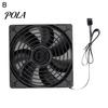 PC Case Fan Cooling Low Noise Quick Cool Down High Rotating Speed 3000RPM 4Pin Brushless Desktop Accessories Powerful
