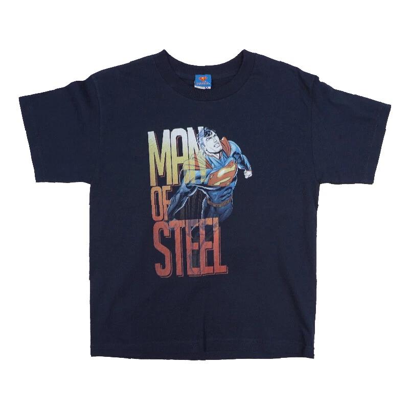 Superunisex Unisex Of Steel Boys Youth T Shirt S