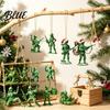 Holiday Keepsake Green with Pcs Day Christmas Calendar 24 Soldiers Advent Countdown Calendar Xmas Party
