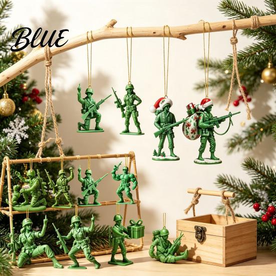 Holiday Keepsake Green with Pcs Day Christmas Calendar 24 Soldiers Advent Countdown Calendar Xmas Party