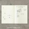Midori MD Notebook 2026 Monthly 22412006 December Diary, Stickers, Large, (Starts 2025)