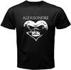 Neues Alexisonfire Hard Rock Band Logo Herren Schwarz Herren T-Shirt 100% Baumwolle