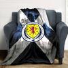 Scotland Print Flannel Blanket High Quality Warm Comfortable Cover for All Seasons Perfect for Gifts Home Decor