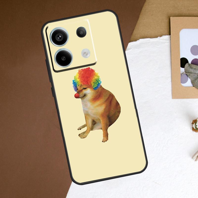 Cheems Shiba Inu Doge Meme Phone Case For Redmi Note 12 13 Pro Plus 9 10 11 Pro 9S 10S 11S 12S Redmi 10C 12C 13C Cover