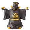 Zisha God of Wealth Tea Pet Figurine - Attracts Wealth & Treasure, Decorates Tea Table, and Grows with Tea; Includes Lid Holder Accessory
