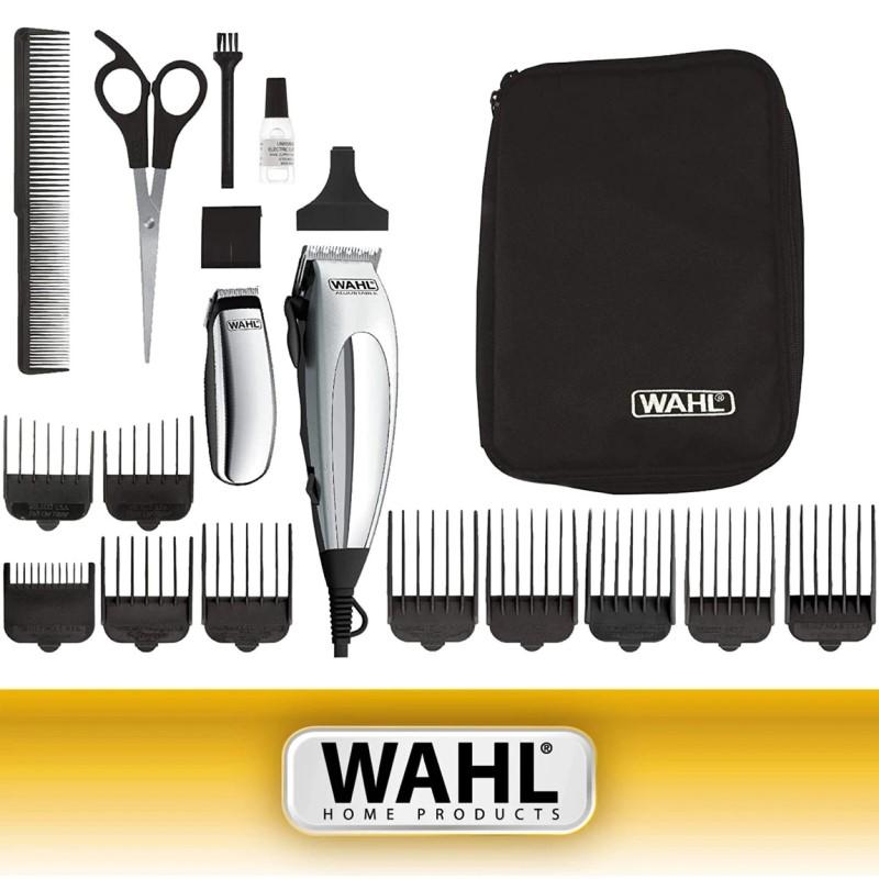 

Wahl 79305 Deluxe Home Pro проводная машинка для стрижки волос для мужчин электрическая машинка для стрижки мини прецизионный беспроводной триммер 8 гребней Zero Cuts