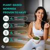 Carbamide Forte Bio Moringa Tabletten mit 1000mg Moringa Blätter Extrakt | Meerrettichblätter Pulver Tabletten für Immunität, Verdauung | 60 Veg Tabletten