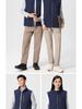 Unisex Workwear Vest: Casual, Plain Color, Stand Collar, Plus Velvet, Multi-Pocket, Zipper, Logo Customizable