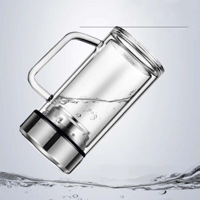 SHZH Double-Wall Glass Tea Tumbler 400ml