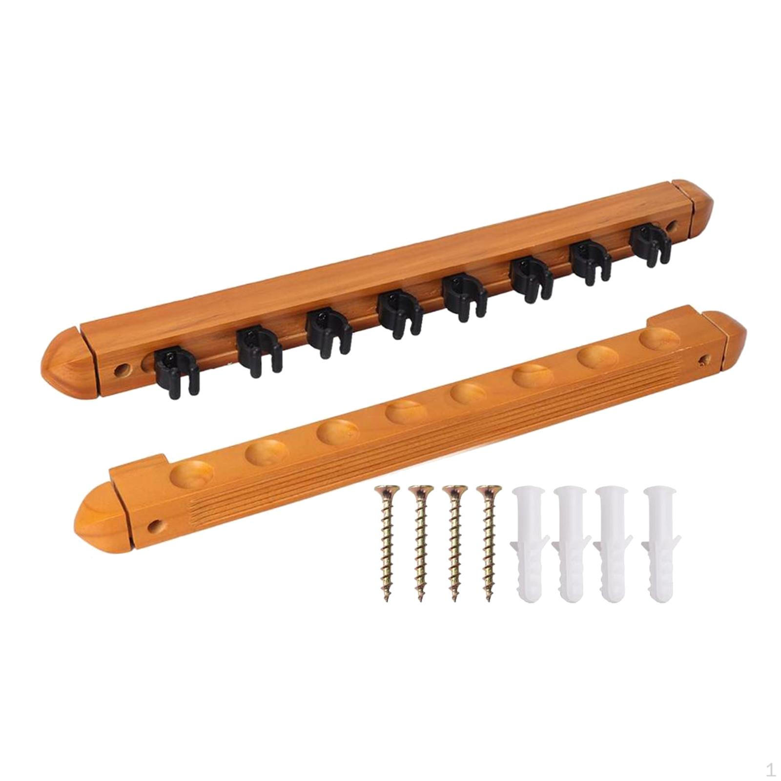 

Подставка для киев для бильярда. Вмещает 8 киев. Профессиональные настенные держатели для жёлтый