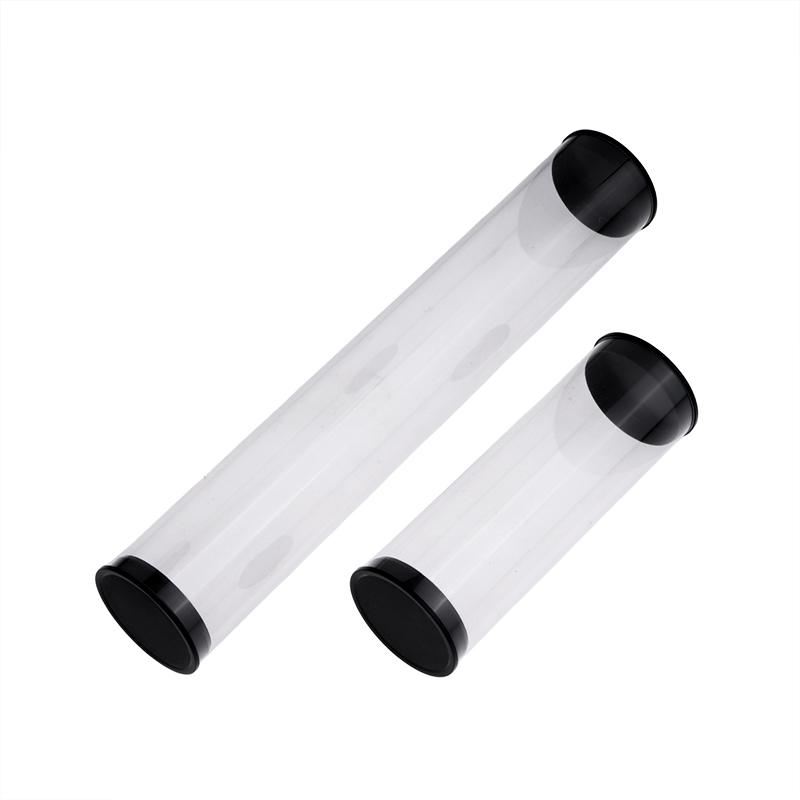 Golf Ball Tube Barrel Pc Transparent Round Plastic Packaging Box 45Mm Diameter Golfs Case With Cover Portable Golfs Container