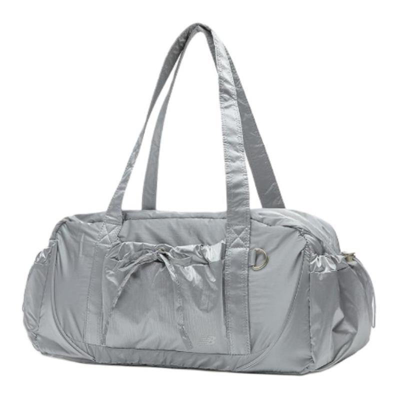 New Balance Nylon Handtasche Reisetasche 13.5L Unisex Silber New Balance NBGCEFW70191