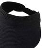 Summer Foldable Sun Hat, Adjustable Elastic Buckle Braided Straw Hat, Portable Foldable Beach Travel Hat for Women