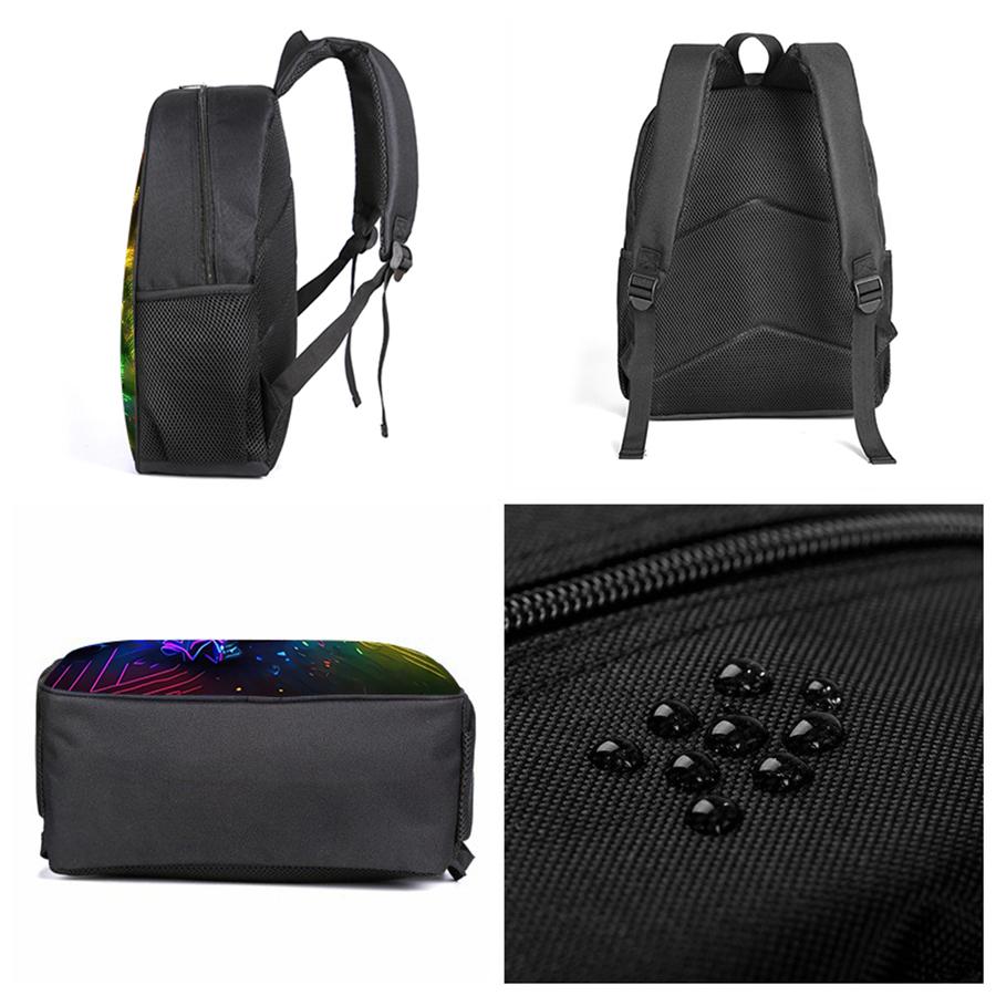 3 pcs set GamePad Shoulder Bags ,Pencil Bags ,School Bags For Boy And Girls Best Gifts 2D Cartoon School Backpack For Children