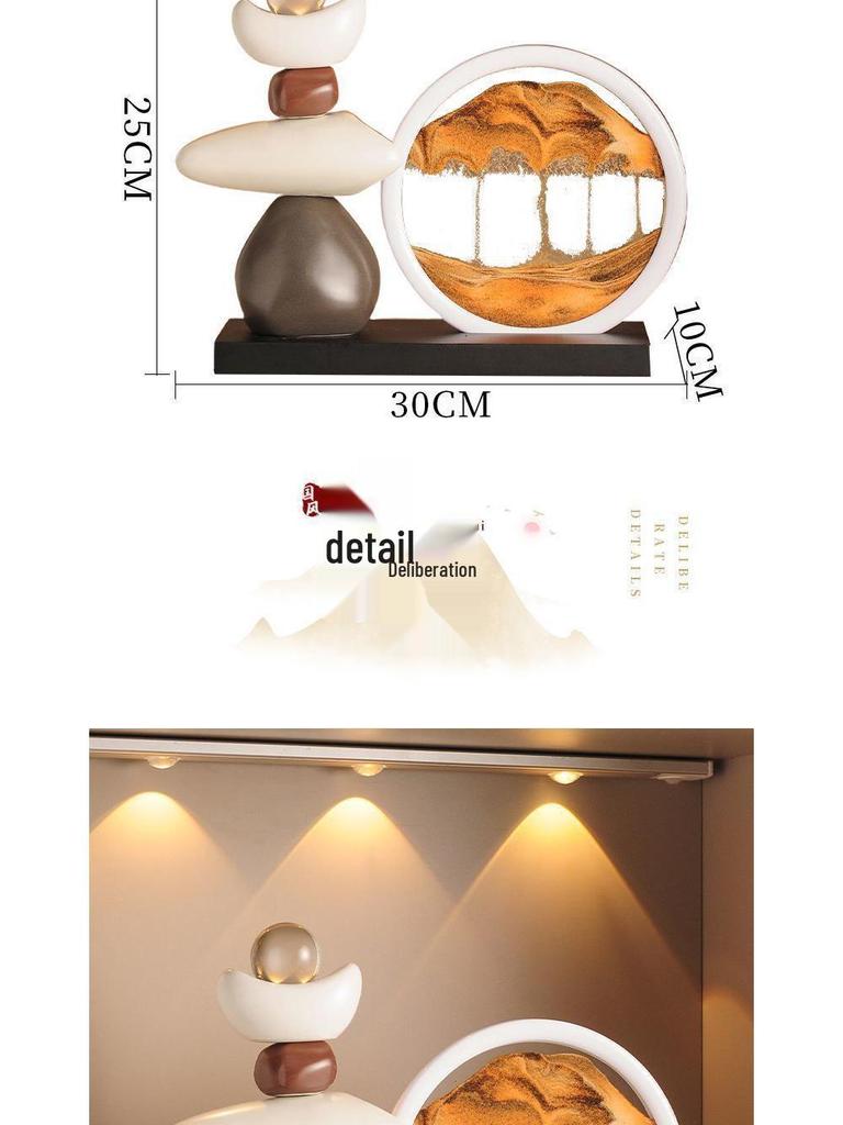 Quicksand Painting Ornament for Living Room, TV Cabinet, Wine Cabinet, and Office Décor