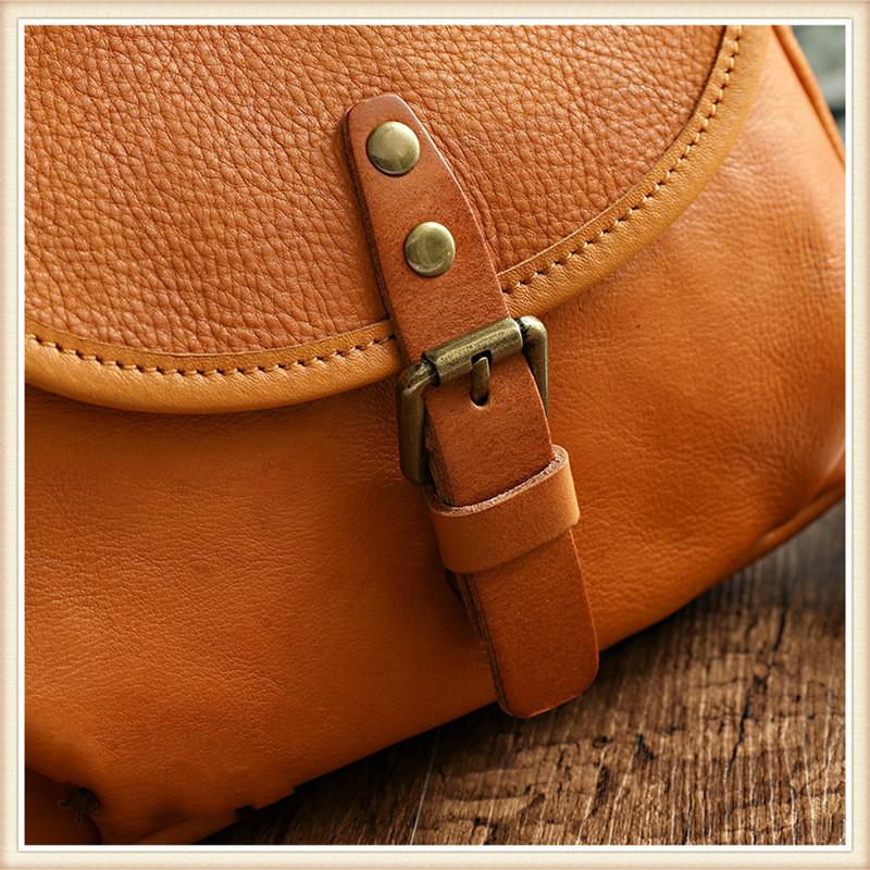 Retro Genuine Leather Women Summer Small Bag 2026 New Simple Leisure Nature Cowhide Female Shoulder & Crossbody Bags