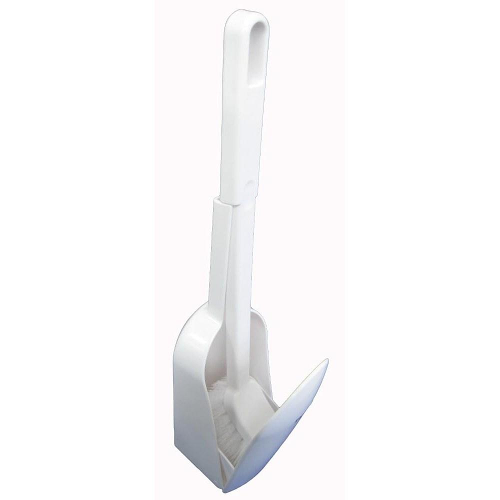 Ohe Toilet Brush White with Case, Approx. 37x8x9.3cm, Soft Bristles