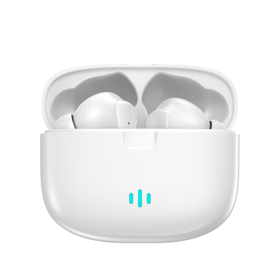 Wireless BT 5.4 Earbuds Music Headphones with Noise Reduction Microphone Sweatproof Sport Headset