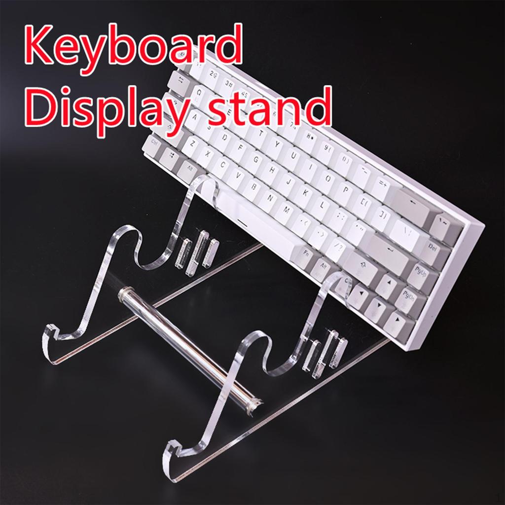 Acrylic Keyboard to install Tilted Mechanical Holder Storage Stand for Collector