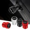 4Pcs Aluminum Alloy Car Tire Valve Cap Auto Wheel Accessories For KIA EV6 Stinger RIO Sorento Picanto Ceed Borrego Syros K4 K5
