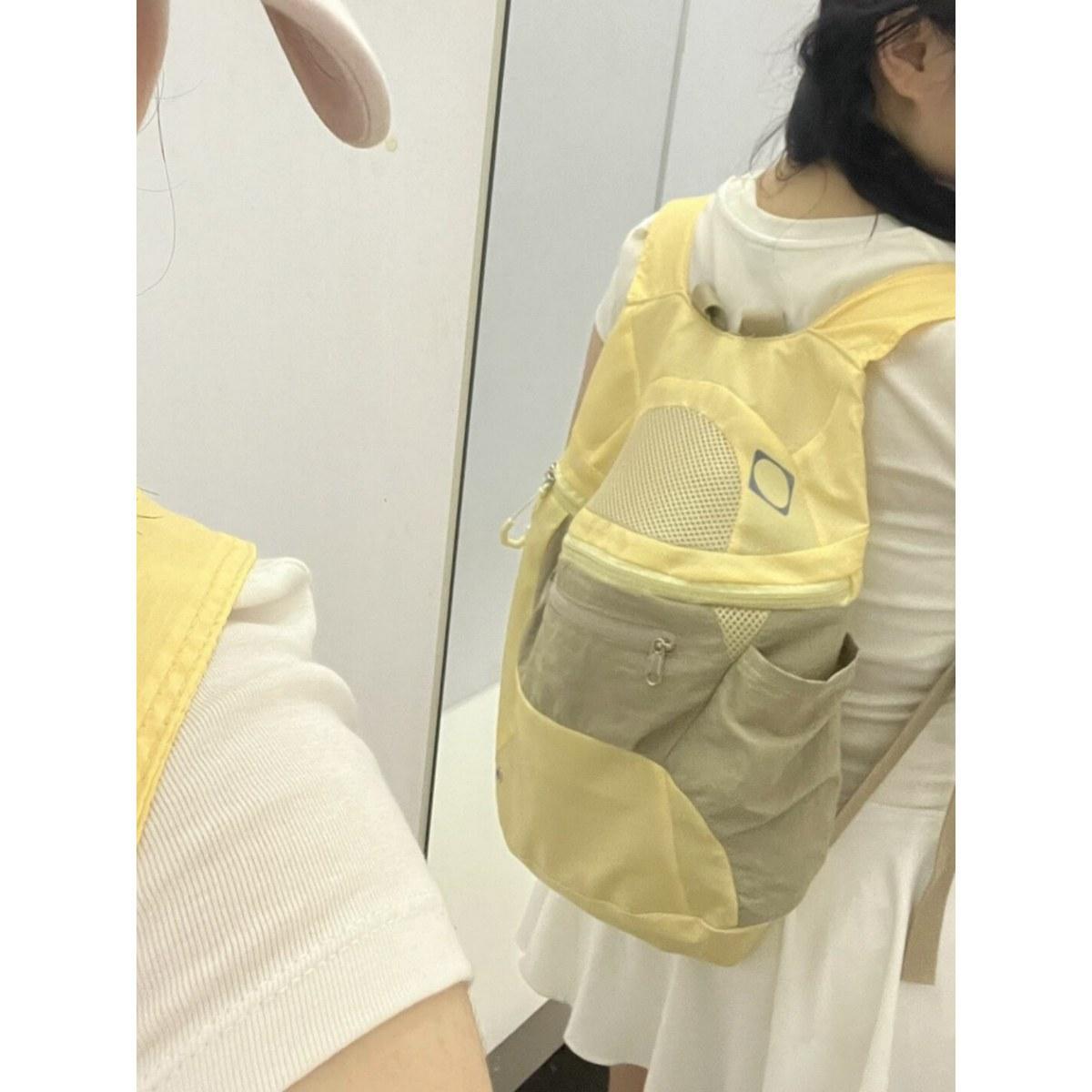 

Водонепроницаемая сумка Рюкзак для спорта на открытом воздухе Рюкзак для альпинизма Сумка для бега Маленький рюкзак Сумка для велоспорта Марафон бесплатная доставка жёлтый