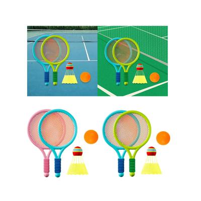 Children's Badminton Tennis Set Gift Tennis Racquets Set for Games Backyard