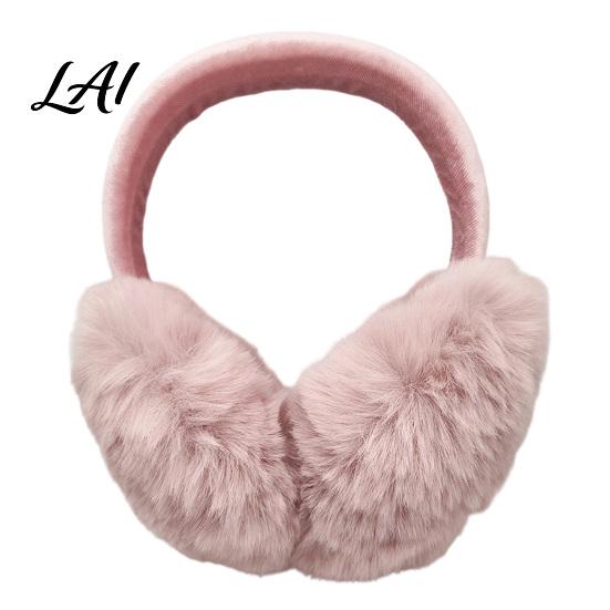 Cozy Winter Gear for Ears Women's Ear Muffs Soft Faux Rabbit Fur Warmers Adjustable Fuzzy Muffs Cycling Sports Commuting Plush Fluffy Cold