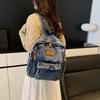 Denim Vintage Travel Backpack Large Capacity Backpack