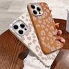Pink Leopard Print Lichee Pattern Phone Case For Xiaomi Redmi 12 13 14C 13C 12C Redmi Note 14 Pro Plus 5G 13 12S 12 11 10 Cover