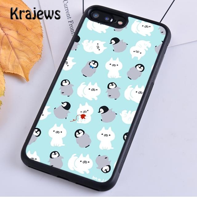 Cute Penguin Pattern For iPhone 17 Air 16 Phone Case Cover 15 14 plus 11 12 13 pro max coque Shell Fundas