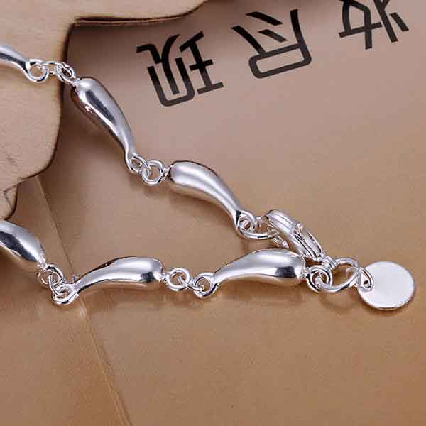 Water Drop Bracelet 925 Sterling Silver Jewelry