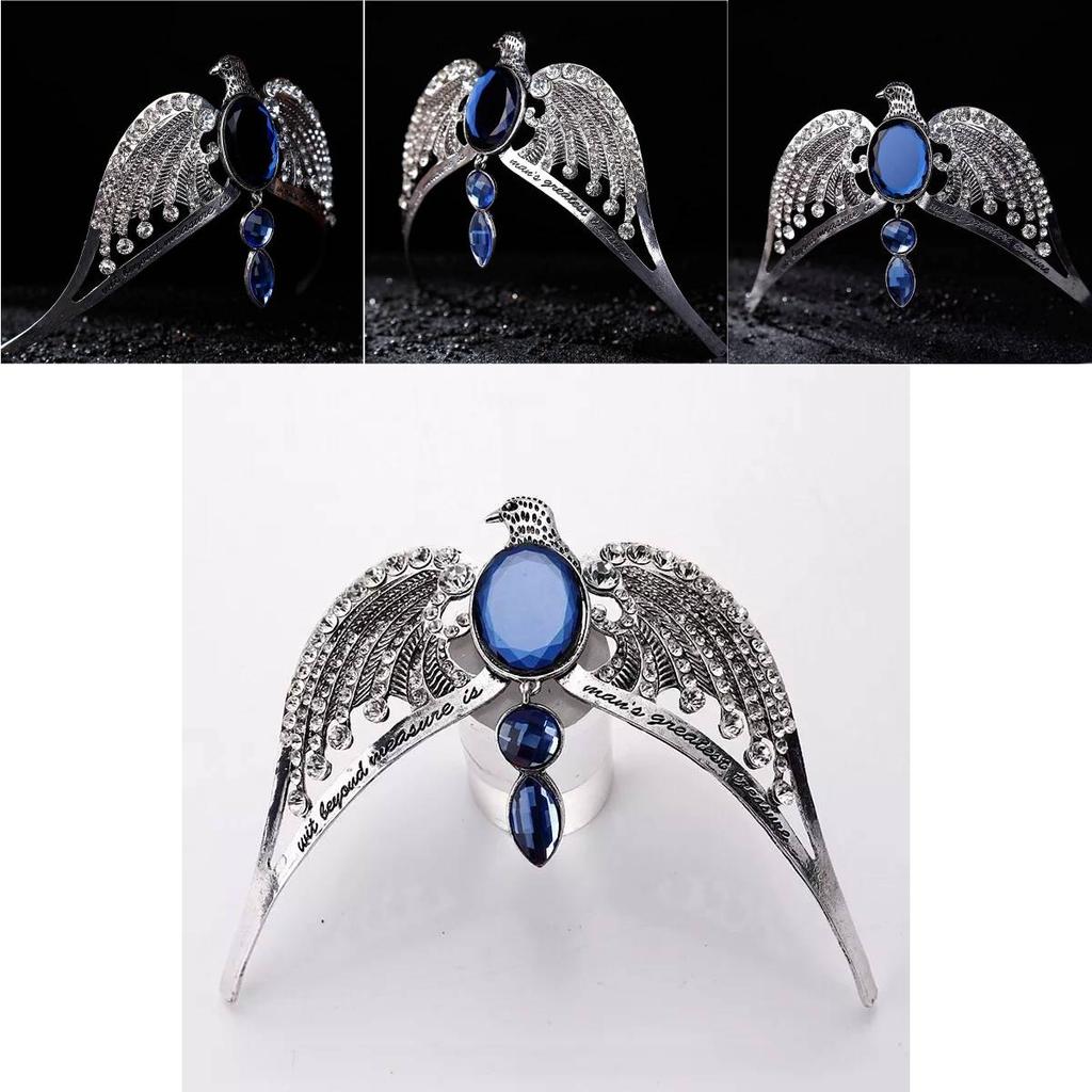 Stunning Eagle Inspired Metal Crown For Ravenclaw Fans Perfect For Harry Potter Lovers