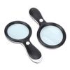 Handheld Reading Magnifying Glass LED Magnifying Glass 10 Times 88mm for Reading Books and Newspapers