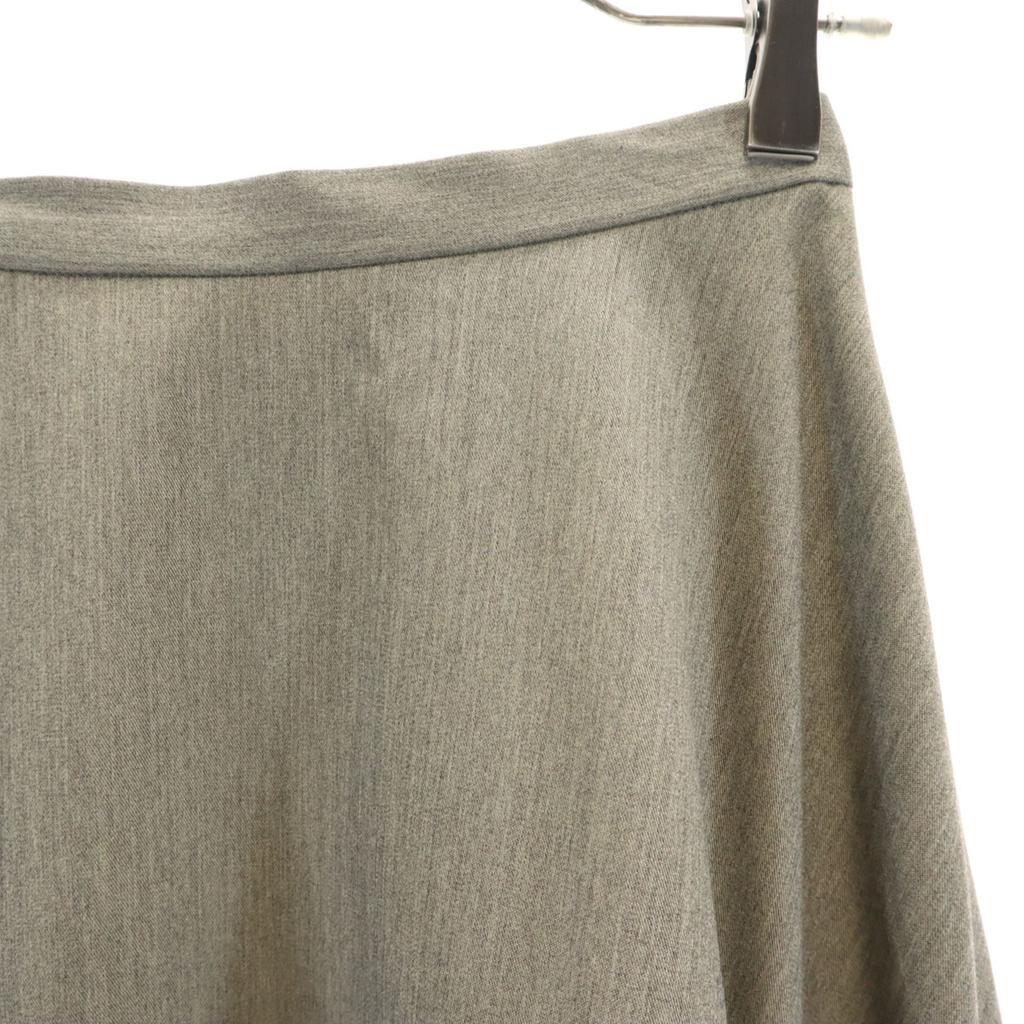 CLANE Long Length Asymmetrical Hem Skirt 1 Gray Women Used