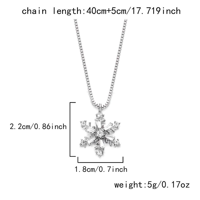 Women's Christmas Tree Pink Crystal Zircon Star Pendant Earrings Bright Snowflake Glitter Pink Jewelry Gift