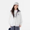 Zuoxi Girls' Plaid Dog Patchwork Hooded Sweatshirt