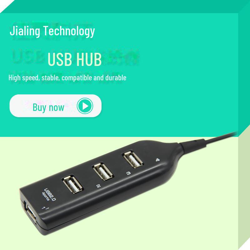 USB Hub: 1-to-4 Port Mobile Splitter Expansion Line