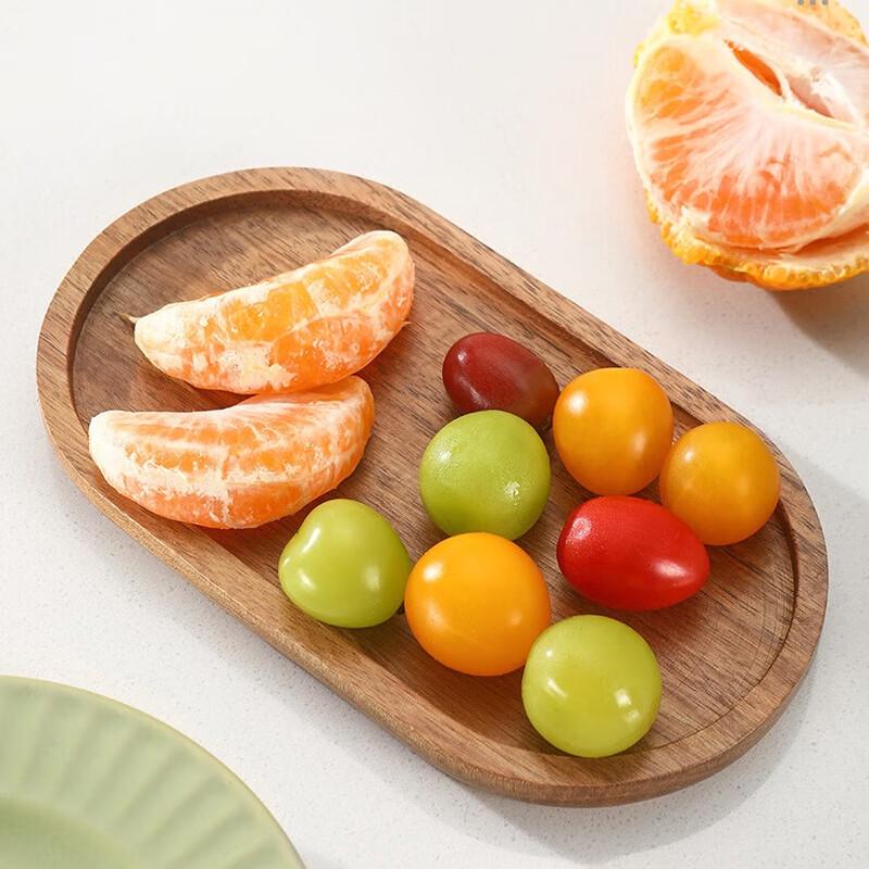 Поднос для сервировки из древесины акации 19x10.5CM