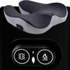 3-in-1 Heated Massage Seat Cushion with Vibration, Coccyx Support for Office & Home, Pressure Relief & Relaxation
