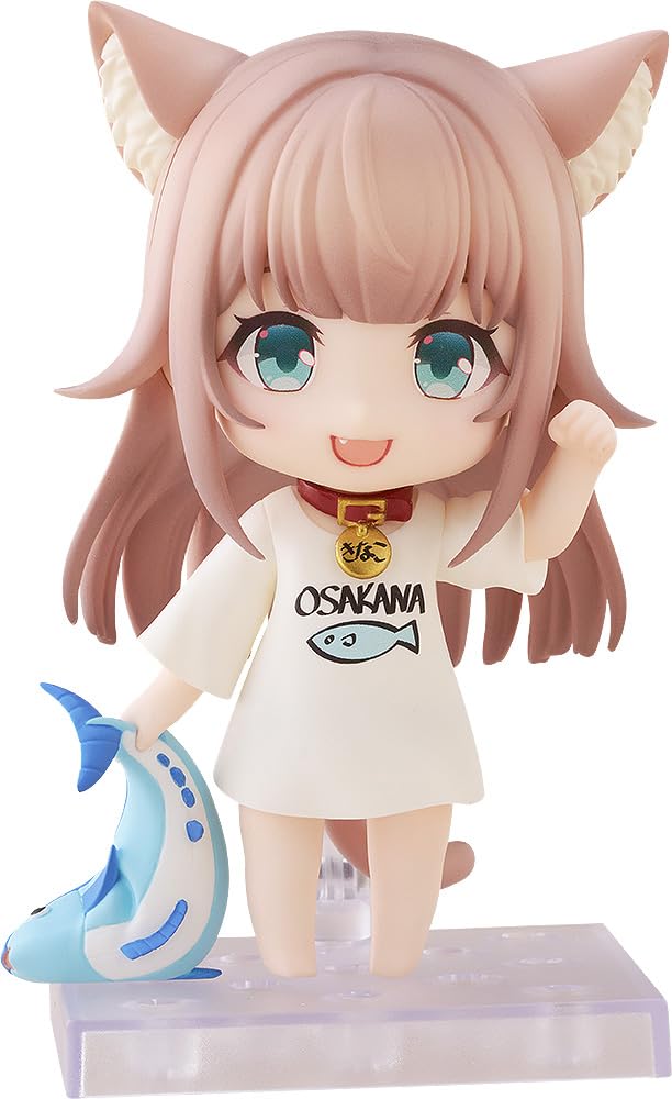 GOLDENHEAD PLUS Nendoroid My Cat is a Girl and Cute Kinako Plastic Painted Movable Figure She's Non-scale