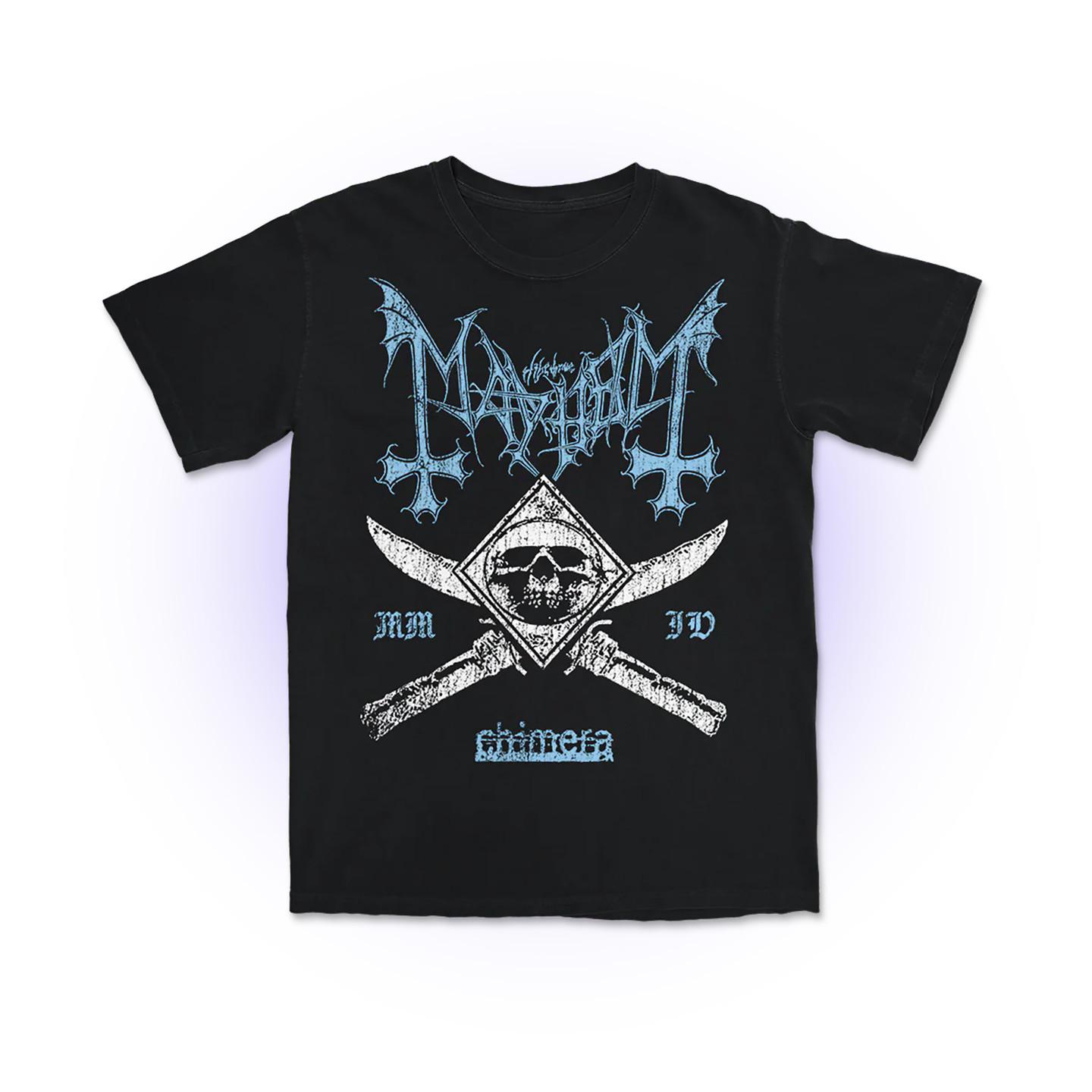 

New Model Mayhem Norwegian Band Metal Rock Punk American Dark Style Street Shortsleeved Unisexs Tshirt M
