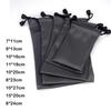 Drawst Closure Drawstring Storage Pouch Lightweight Durable Dustproof Waterproof Dustproof Pouches Black Portable