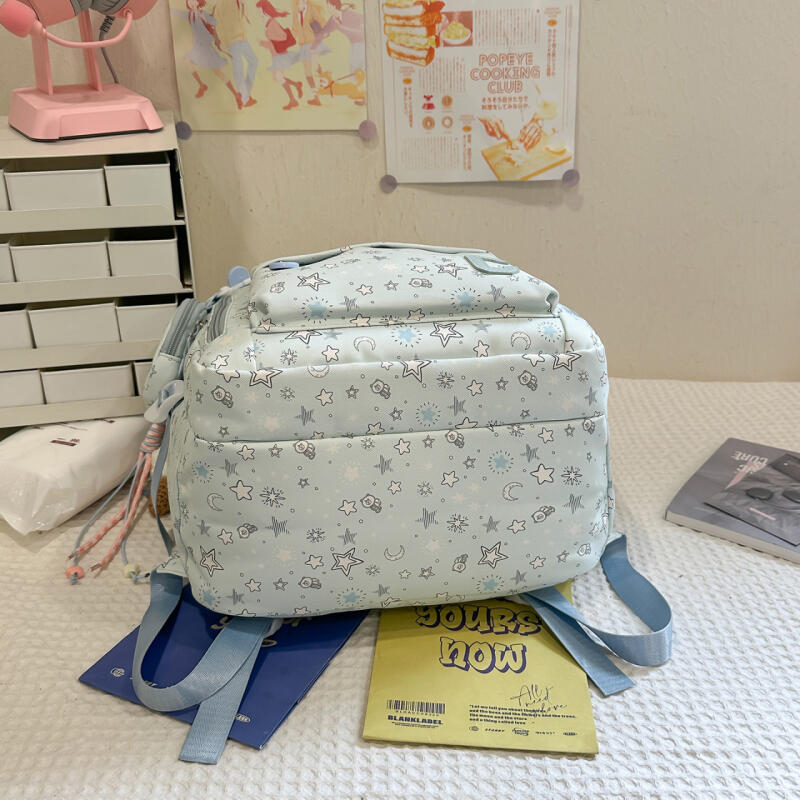 Schoolbag Women's Star Backpack Junior High School Student Lightweight Backpack