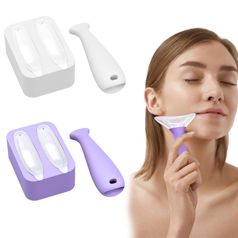 Facial Ice Roller For Face Premium With Carry Case And 2X Rollers For Long Lasting Cold