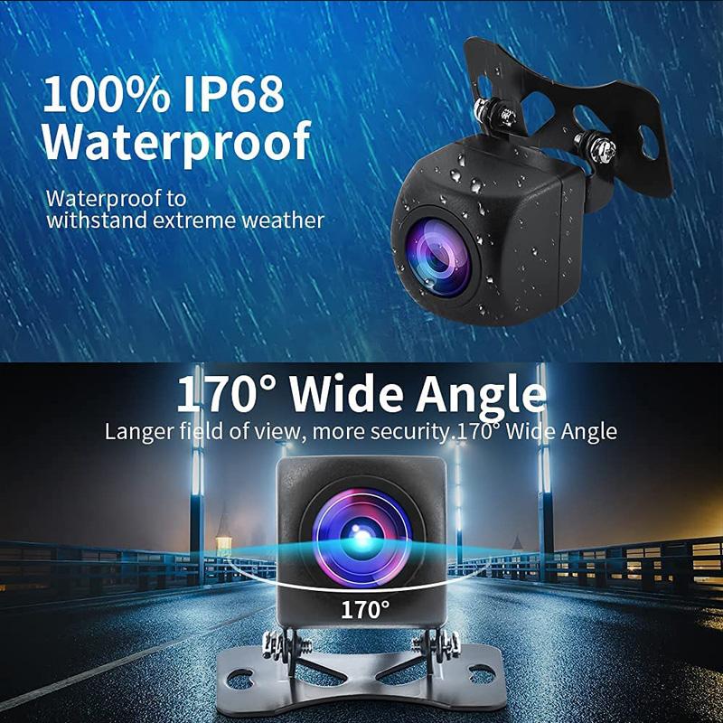 Car Vehicle CCD/AHD Rear view Reverse Camera 1080P Starlight Night Vision Reversing Camera Universal 4 Glass Lens HD Parking Cam